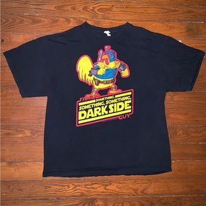 Family Guy Star Wars Something Darkside T-Shirt Giant Chicken Boba Fett XL 2009